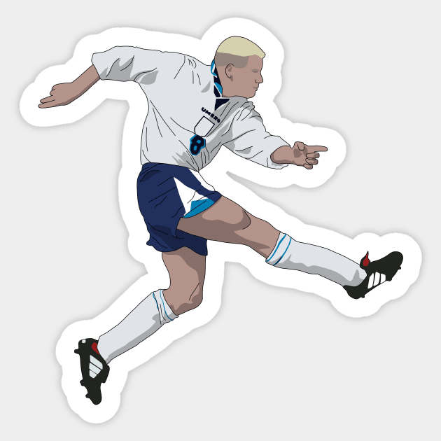 Paul Gascoigne Euro 96 Sticker by NostalgiaUltra